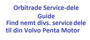 Se her hvilken Service-dele din Volvo Penta motor bruger
