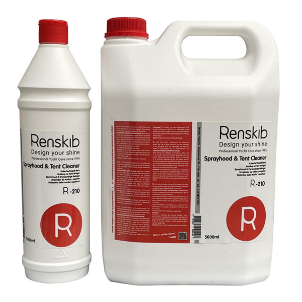 R-210 Kaleche Rens / Sprayhood and Tent Cleaner, Fås i 1 eller 5 liter