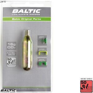 16g CO2 Cylinder m clips BALTIC 2416