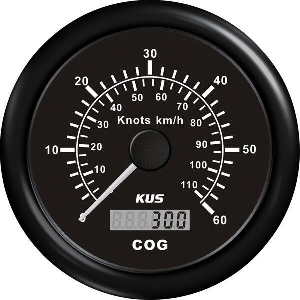Kus gps speed 0-30 knob, 12/24 Volt ø85 mm Fås i Sort eller Hvid