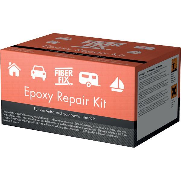 Fiber fix epoxy reparationssæt 300 gram