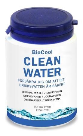 BioCool Clean Water 250 tabletter