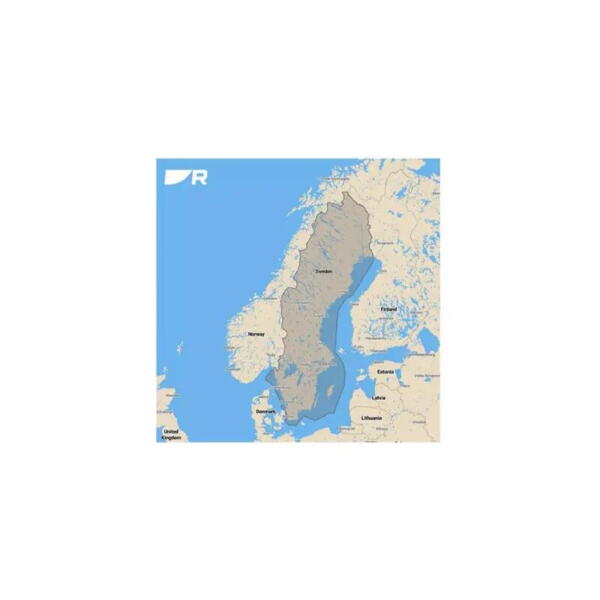 Raymarine LightHouse elektroniske kort over Sverige