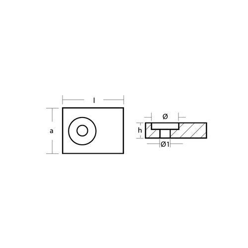 Suzuki anode kit 40-50HK ALU