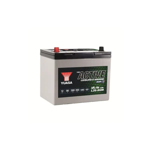 Yuasa Super AGM 90Ah forbrugsbatteri