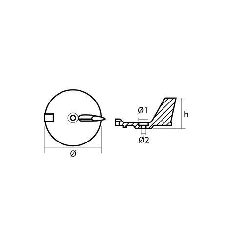 ANODE SÆT YAMAHA 40-60HK ALU