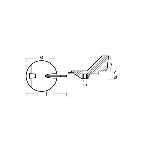 ANODE SÆT YAMAHA 150-200HK ALU