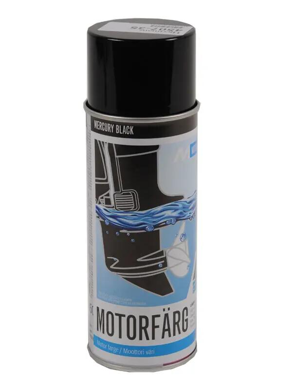 Motormaling spray Mercury sort