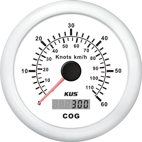 Kus gps speed 0-60 knob, 12/24 volt ø85 mm Fås i Sort eller Hvid