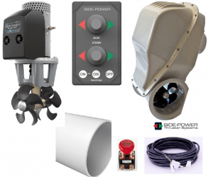 Side Power / Sleipner SE80/SX80 Standard Serie Bov Agterpropel Pakkesæt