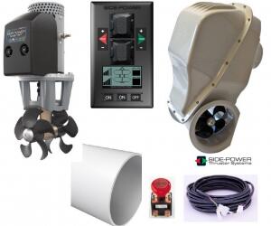 Side Power Sleipner SE80/SX80 Pro Serie Bov Agterpropel Pakkesæt