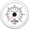 Kus gps speed 0-30 knob, 12/24 Volt ø85 mm Fås i Sort eller Hvid